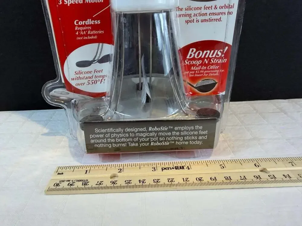 Robo Stir Automatic Cooking Pot Stirrer 3-Speed Cordless Non-Stick As Seen On TV